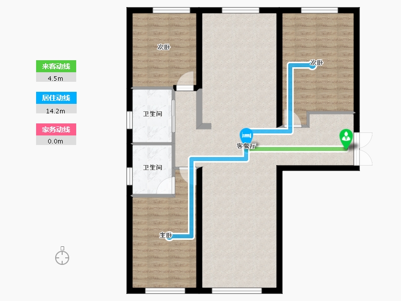 山西省-大同市-九如花园-101.40-户型库-动静线