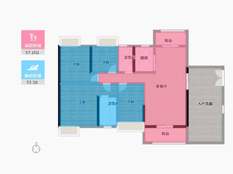 广东省-江门市-君汇上城-121.00-户型库-动静分区