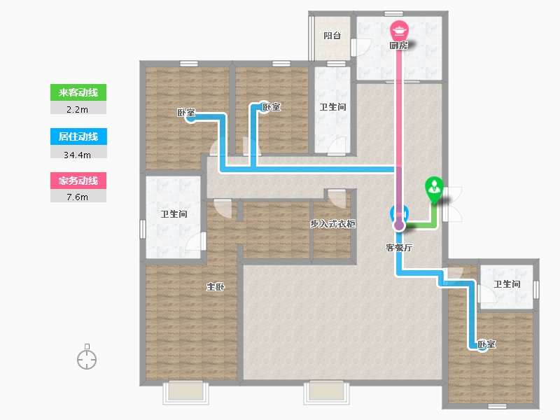 山西省-太原市-中国铁建·花语堂-196.00-户型库-动静线