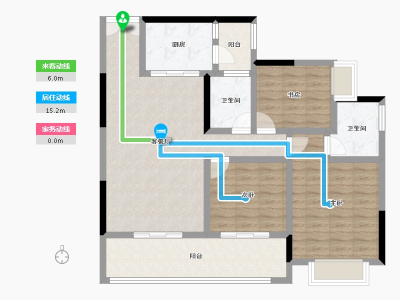 广东省-江门市-君汇上城-96.48-户型库-动静线