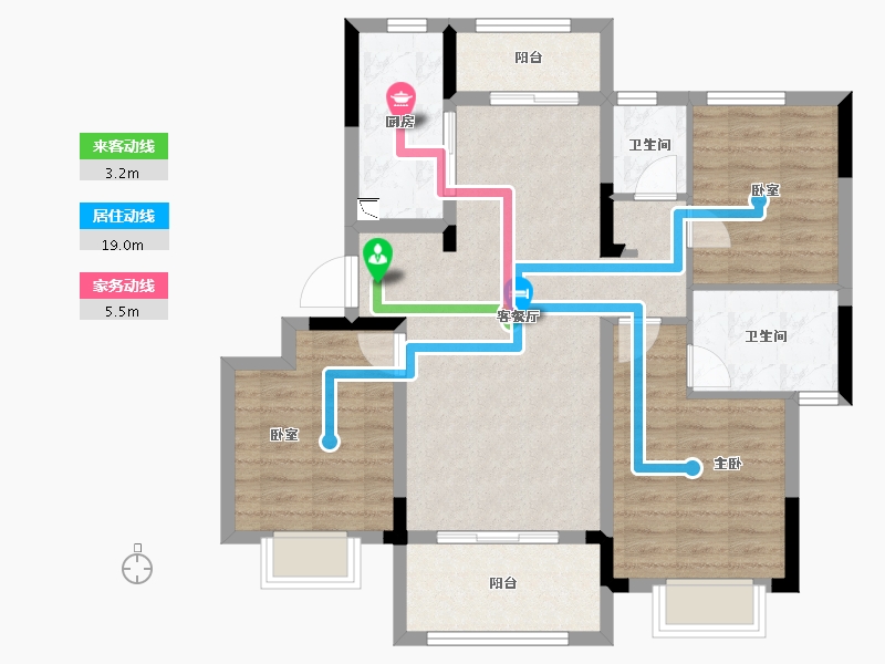 江西省-九江市-保利·庐林语-87.12-户型库-动静线