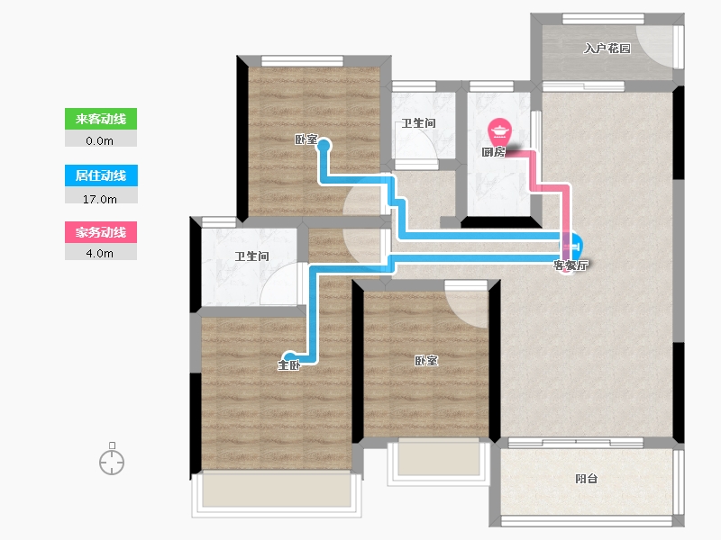 河南省-郑州市-均和·中棠府-87.21-户型库-动静线