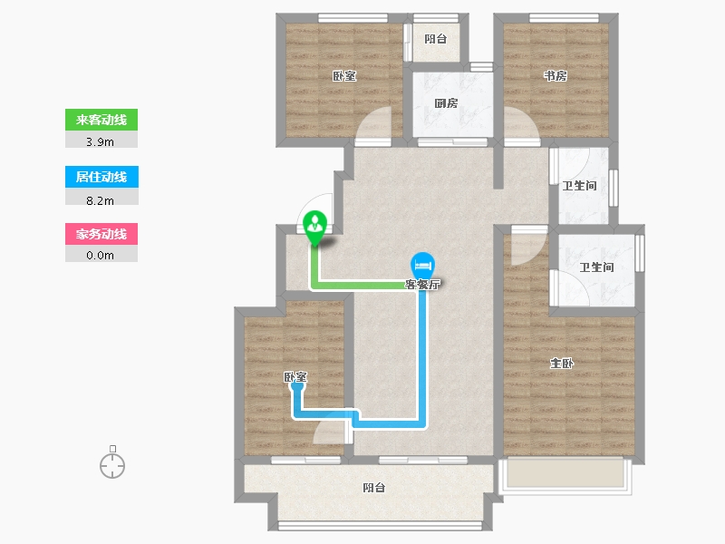 河南省-郑州市-正商左岸-112.00-户型库-动静线