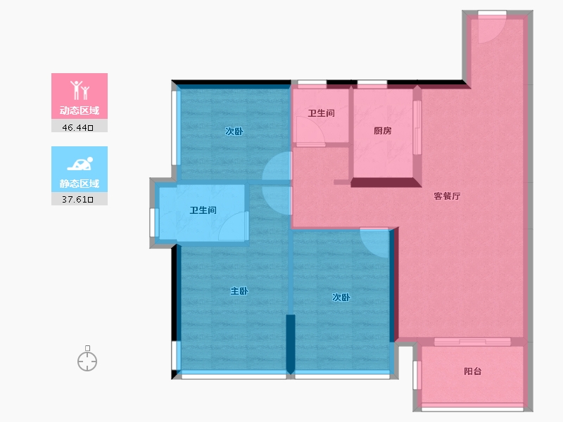 广西壮族自治区-贵港市-盛世臻山府-75.18-户型库-动静分区