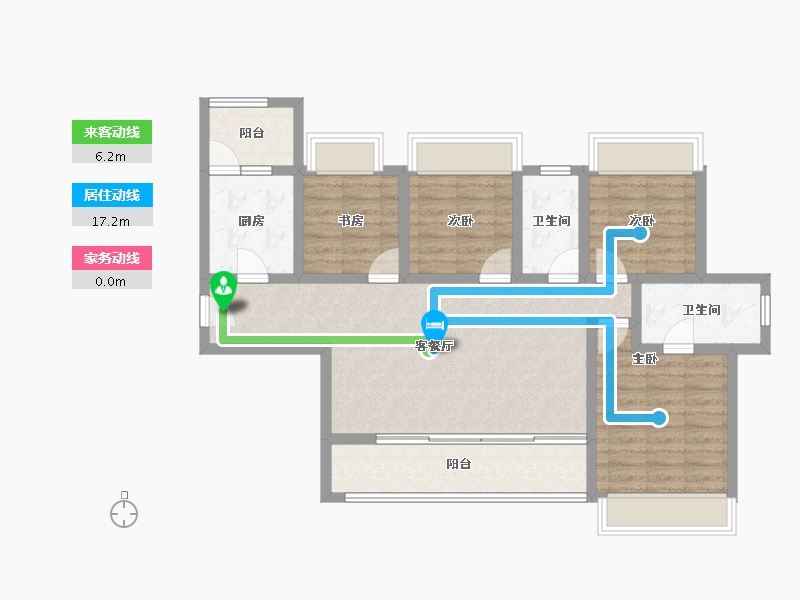 重庆-重庆市-中粮天悦壹号-92.09-户型库-动静线