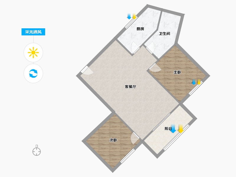 北京-北京市-111-87.00-户型库-采光通风