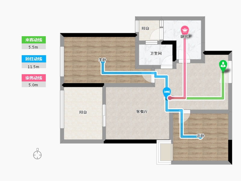 广东省-江门市-君汇上城-77.66-户型库-动静线