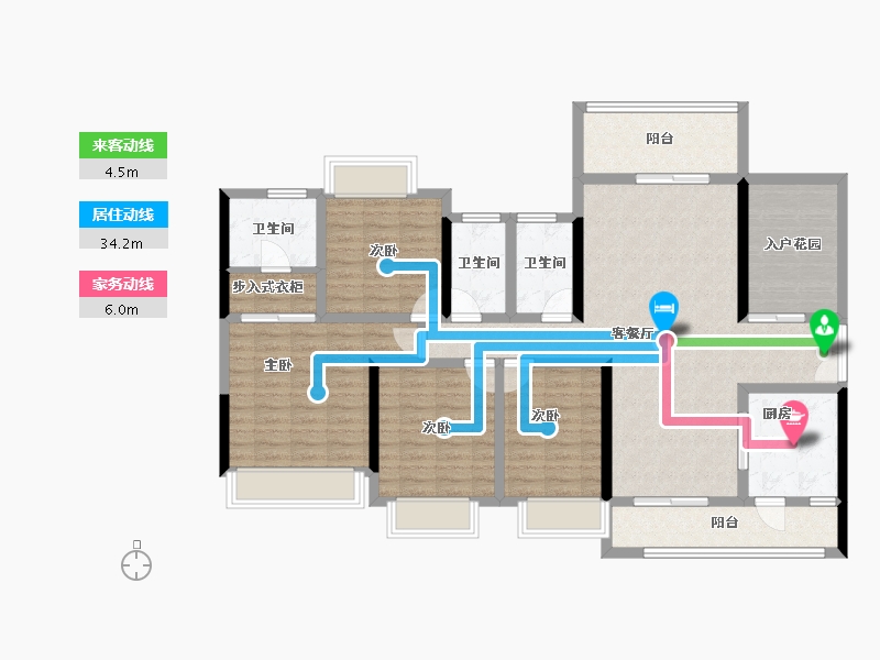 广东省-江门市-君汇上城-126.43-户型库-动静线