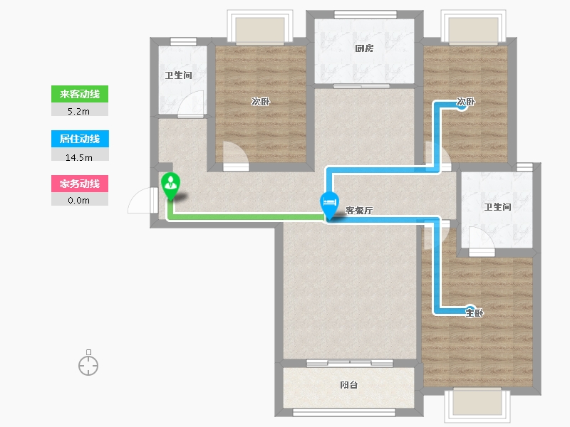 河南省-南阳市-和通博士园-94.67-户型库-动静线