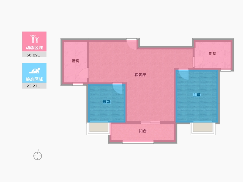 江西省-吉安市-庐陵文景-70.31-户型库-动静分区