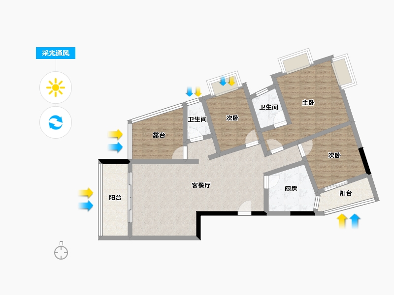 湖南省-湘西土家族苗族自治州-万利宏富-101.78-户型库-采光通风