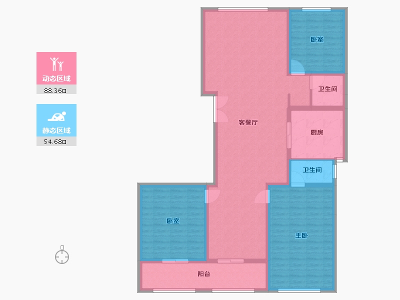 山东省-临沂市-御澜九府-142.00-户型库-动静分区