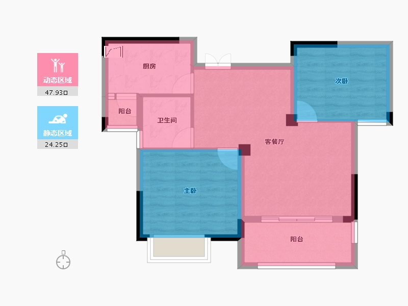 江西省-抚州市-颐景广场-64.18-户型库-动静分区