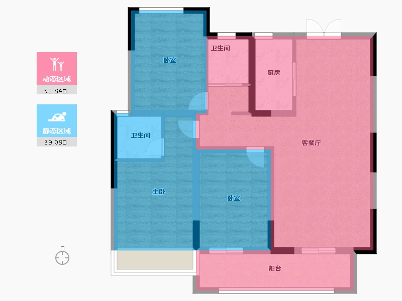 河南省-周口市-银城上和院-81.60-户型库-动静分区