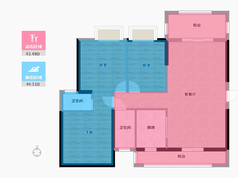 广东省-河源市-新城豪庭-100.00-户型库-动静分区