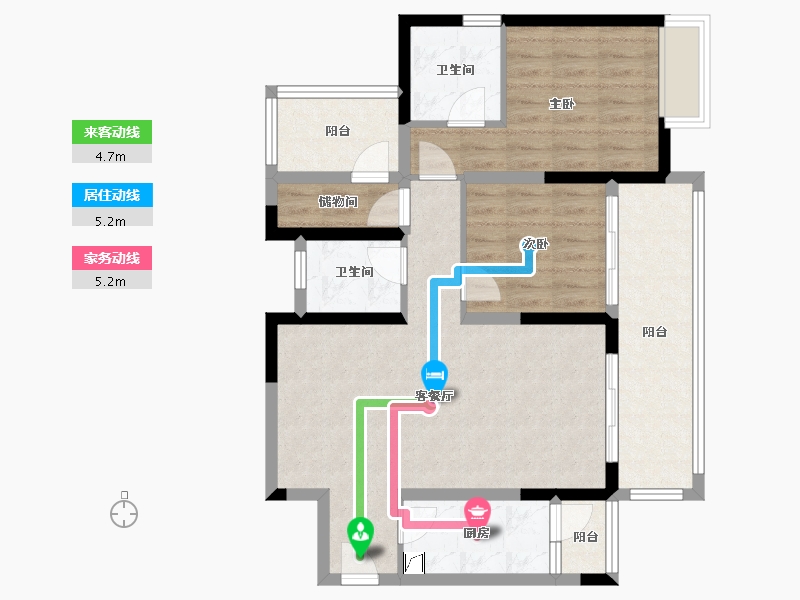 四川省-成都市-百悦国际社区-102.53-户型库-动静线