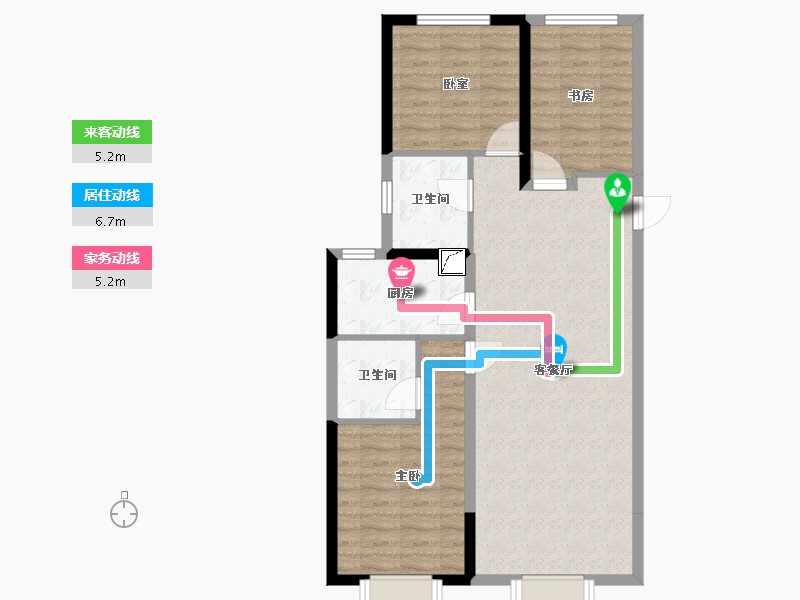 河北省-保定市-都市澜庭-81.27-户型库-动静线