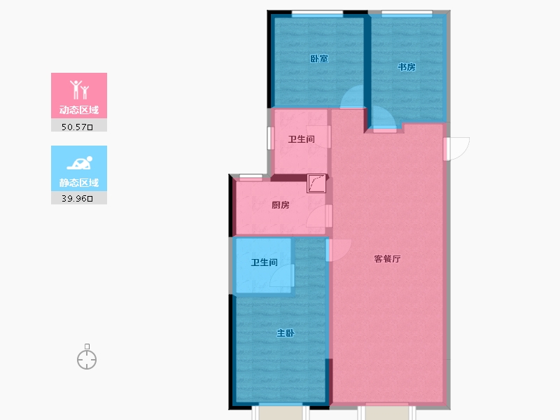 河北省-保定市-都市澜庭-81.27-户型库-动静分区