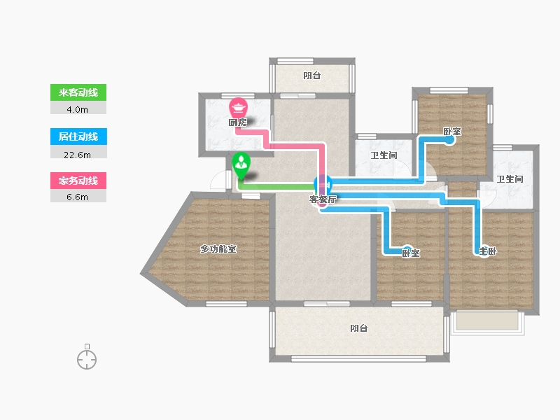 广西壮族自治区-玉林市-幸福里新城-95.00-户型库-动静线