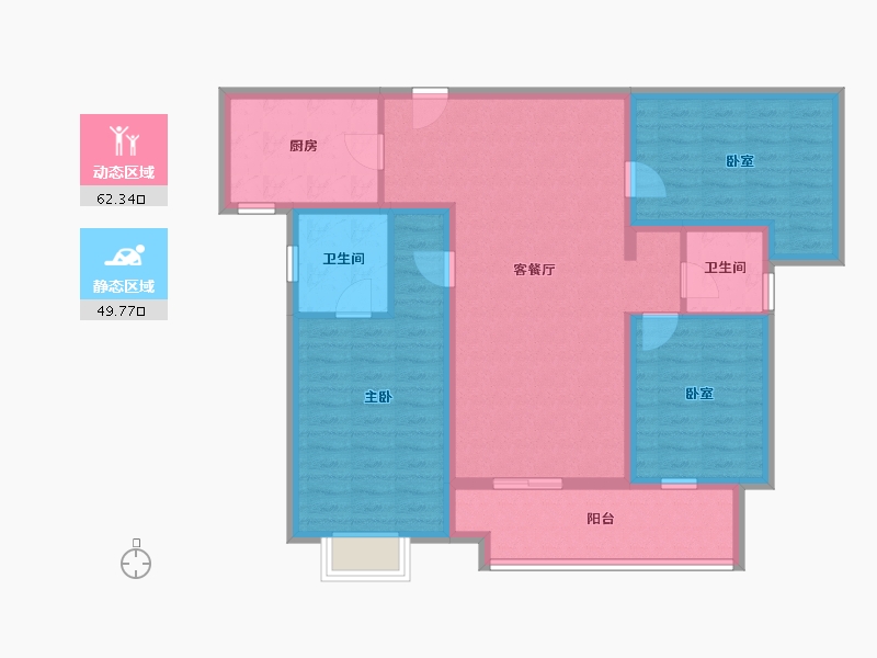 陕西省-安康市-博元城-100.00-户型库-动静分区