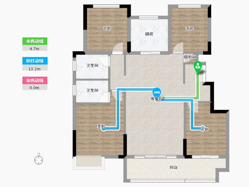 江西省-赣州市-星洲湾九境-114.59-户型库-动静线