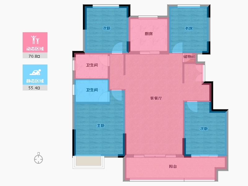 江西省-赣州市-星洲湾九境-114.59-户型库-动静分区