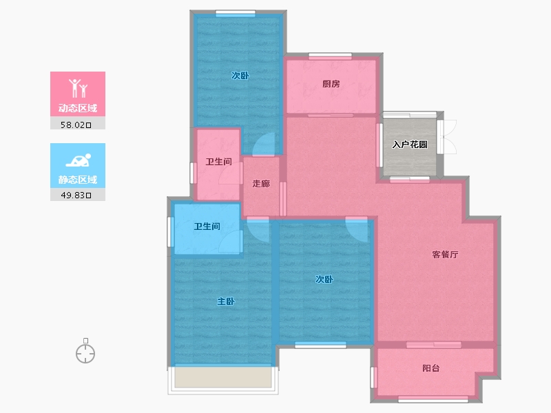 河南省-安阳市-水冶聚豪名城-101.10-户型库-动静分区