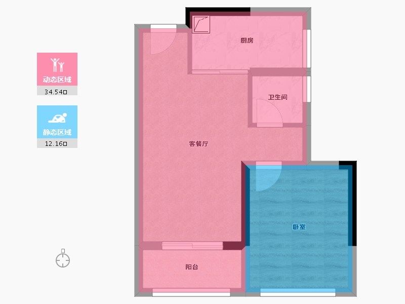 广西壮族自治区-北海市-茂业新城-40.96-户型库-动静分区