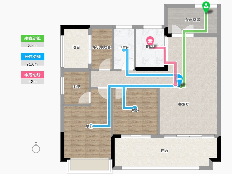 广西壮族自治区-来宾市-武宣裕达·仙湖壹号-96.74-户型库-动静线