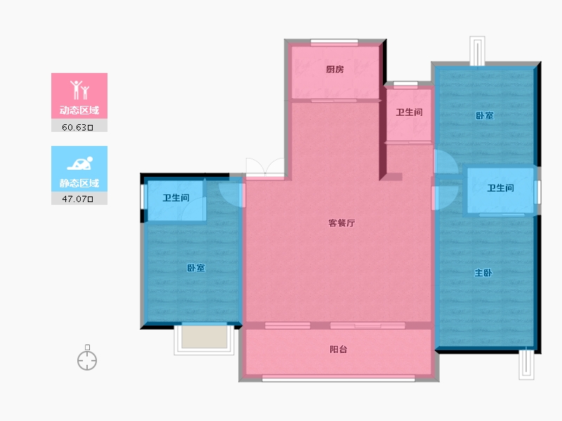 江西省-九江市-凤凰·状元府-96.83-户型库-动静分区