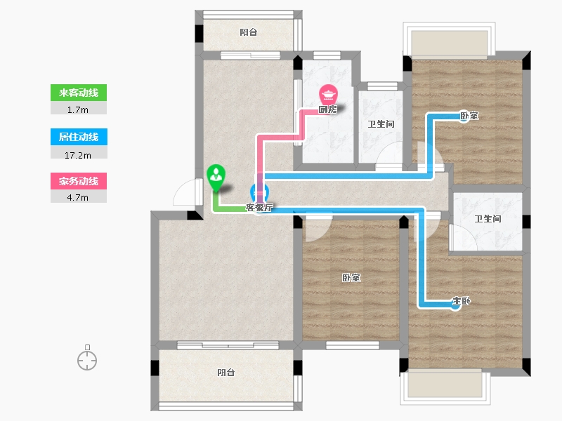 江西省-赣州市-翡翠犹江新城-88.01-户型库-动静线