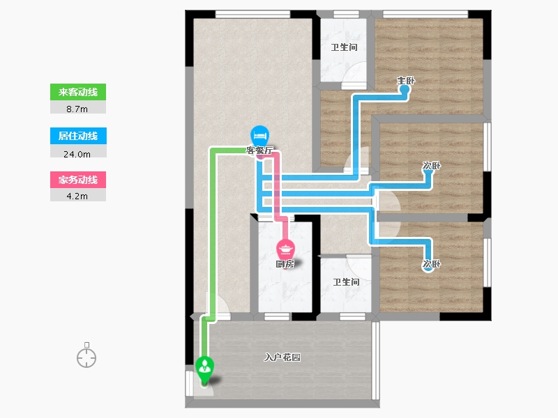 贵州省-安顺市-安顺紫高星苑-90.41-户型库-动静线