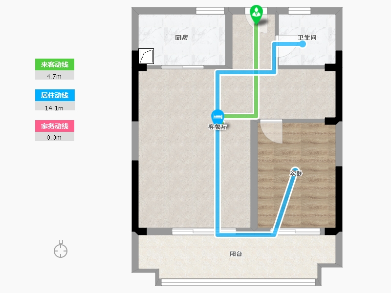 江西省-赣州市-龙景嘉园-112.00-户型库-动静线