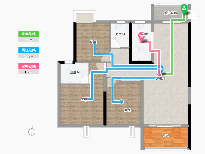 江西省-九江市-通源·柴桑郡-92.80-户型库-动静线