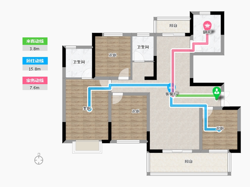 河南省-驻马店市-建业置地澜境-115.20-户型库-动静线