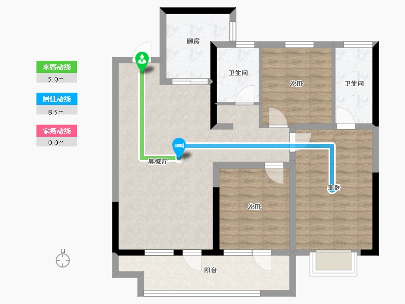 山东省-聊城市-民生城市之尊-92.00-户型库-动静线