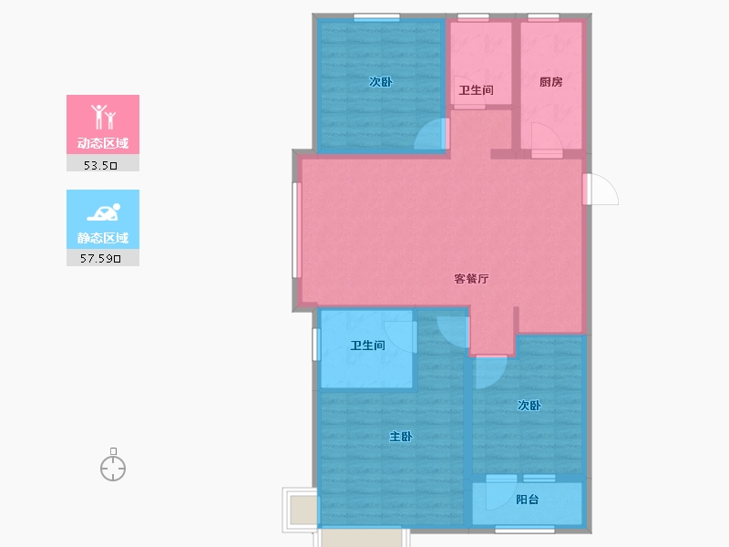 山东省-聊城市-民生城市之尊-100.00-户型库-动静分区