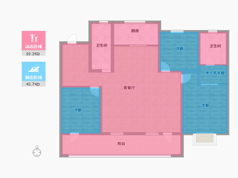 山东省-聊城市-民生城市之尊-122.40-户型库-动静分区