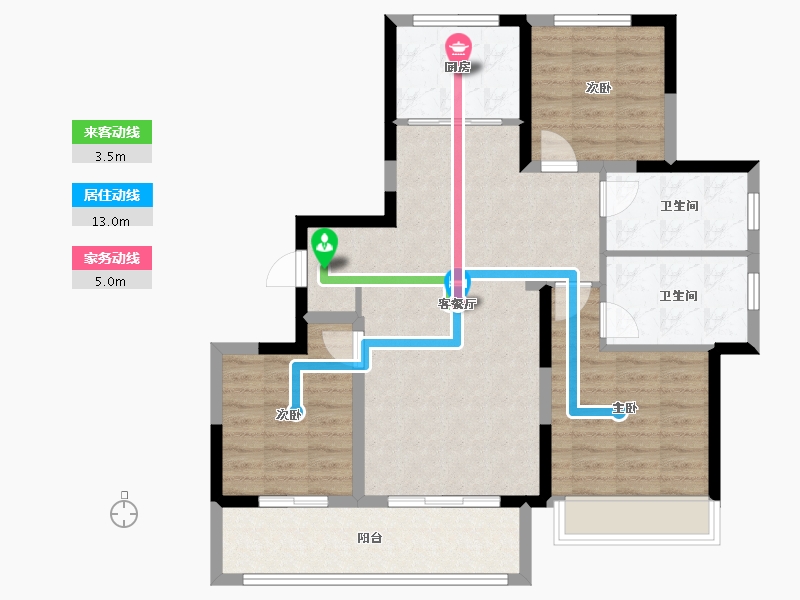 河南省-焦作市-铭源新时代城-92.20-户型库-动静线