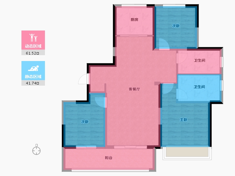 河南省-焦作市-铭源新时代城-92.20-户型库-动静分区