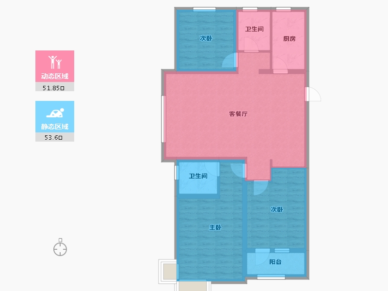 山东省-聊城市-民生城市之尊-94.40-户型库-动静分区