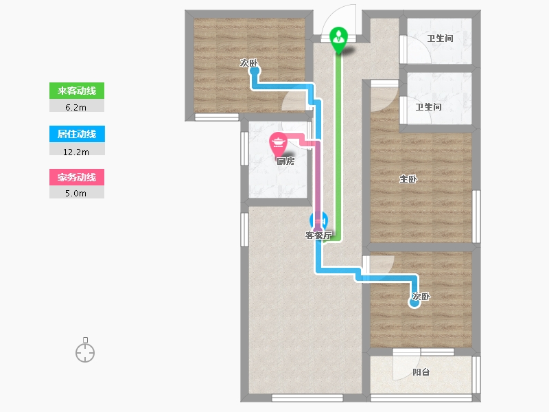 河北省-承德市-康宁府-80.01-户型库-动静线