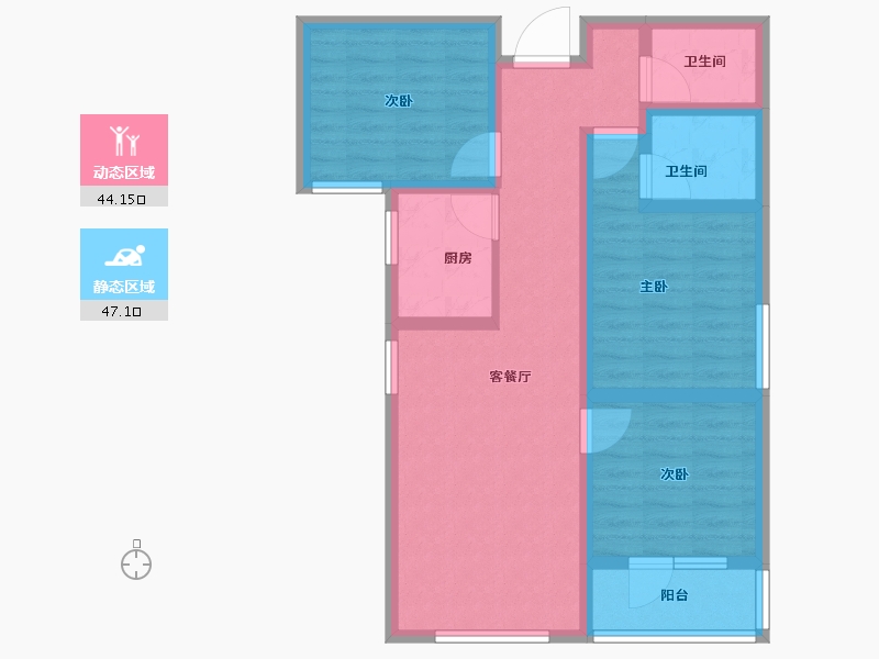 河北省-承德市-康宁府-80.01-户型库-动静分区