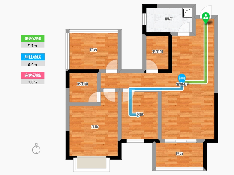 广西壮族自治区-南宁市-明昱公园-77.84-户型库-动静线