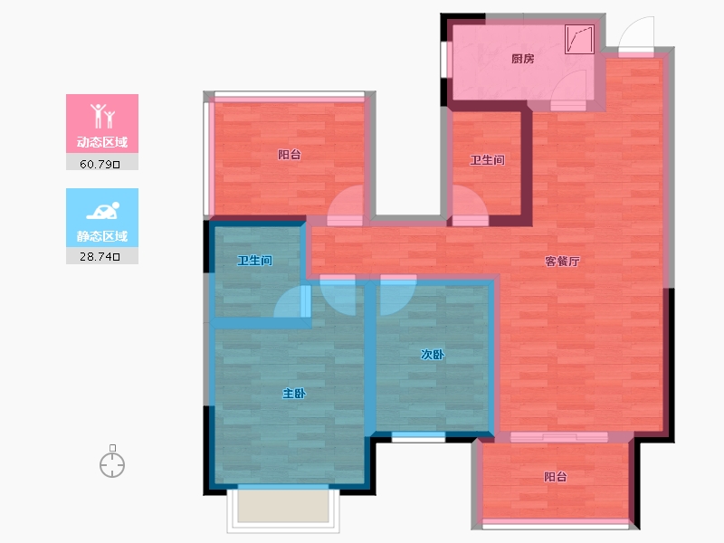 广西壮族自治区-南宁市-明昱公园-77.84-户型库-动静分区