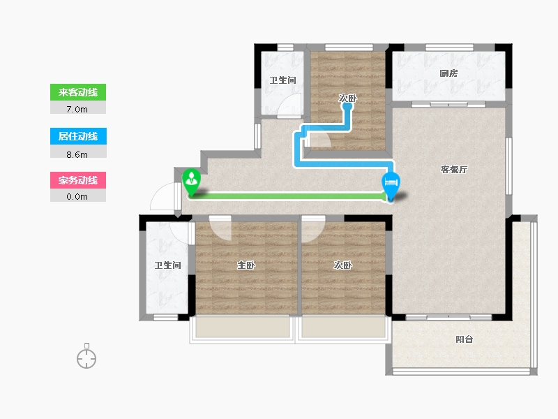 河南省-周口市-奥特莱斯望京府-112.01-户型库-动静线