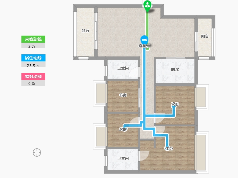 湖南省-株洲市-蓝溪谷-99.99-户型库-动静线