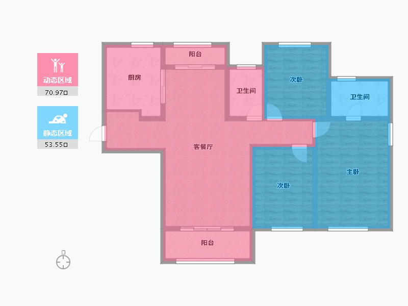 河南省-安阳市-宏达梦想城-111.15-户型库-动静分区