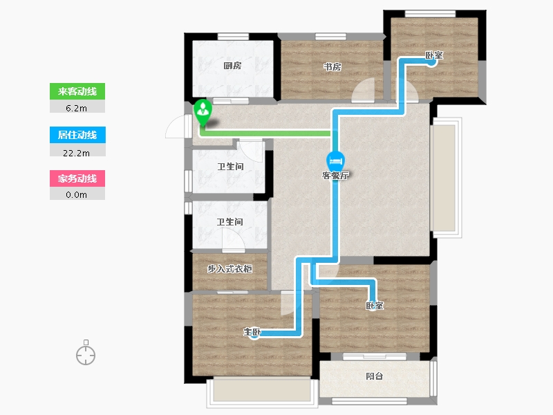 浙江省-湖州市-奥园湖山府-94.21-户型库-动静线