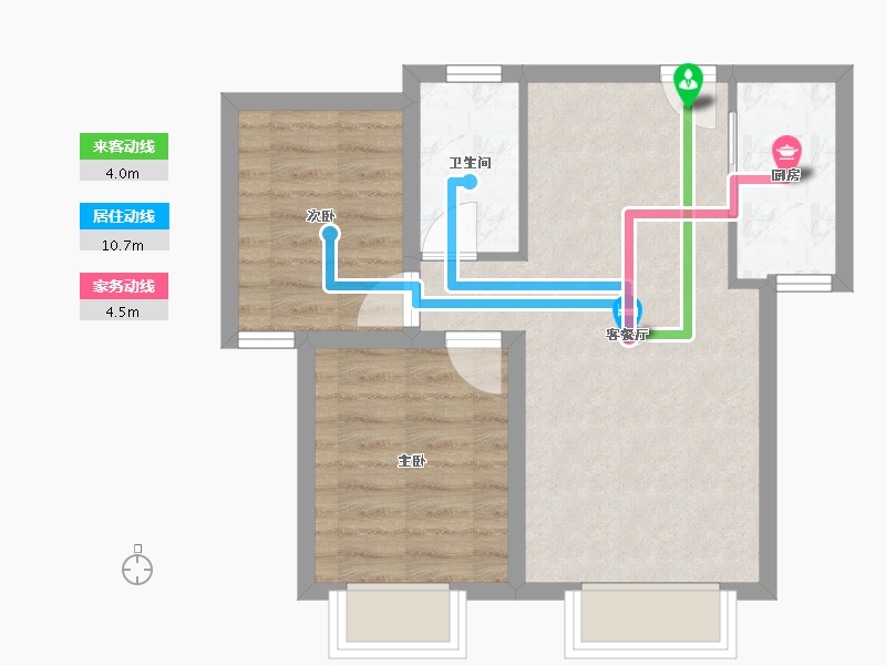 新疆维吾尔自治区-乌鲁木齐市-城建橡树湾-49.16-户型库-动静线